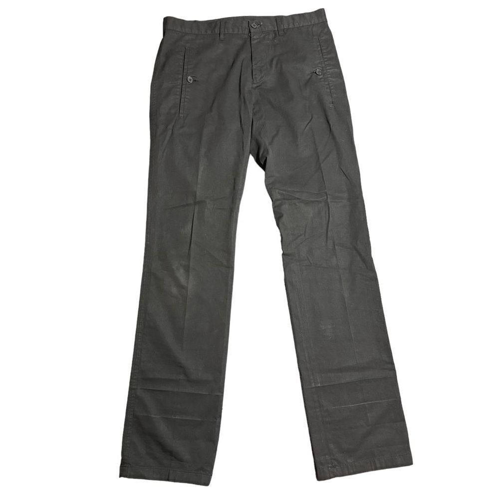 🔷Patrizia Pepe Men’s Slim Black Pants 🔥 Side‎ Zipper 🇮🇹 Size 48